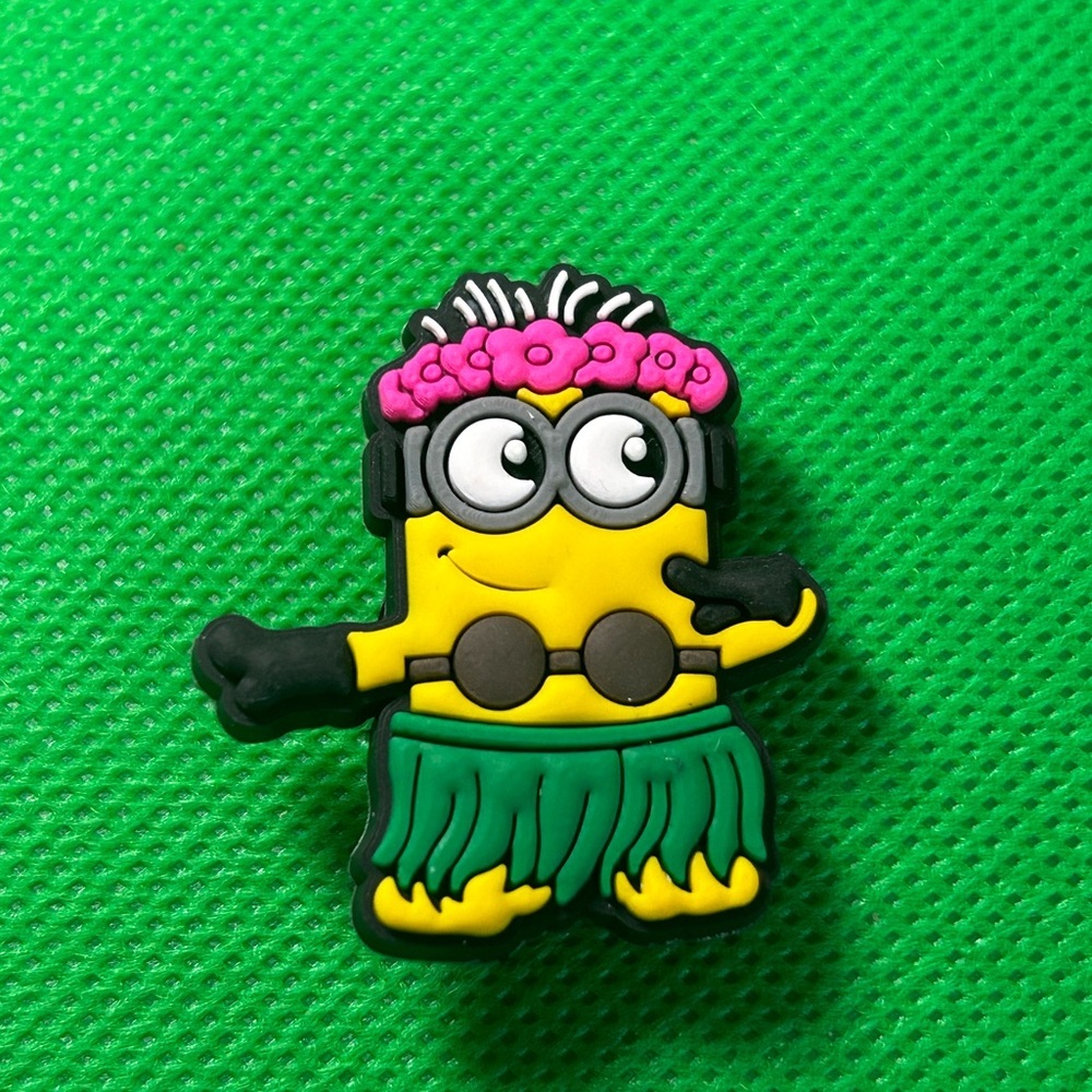 🌼 (5/$10 or 10/$15) NEW “Minion” Fun Croc Shoe Charm Collection
